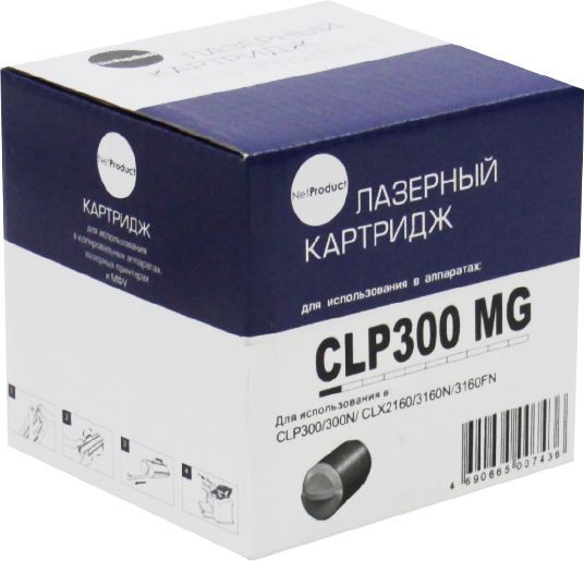 Тонер-картридж NetProduct (N-CLP-M300A) для Samsung CLP-300/ 300N/ CLX ...