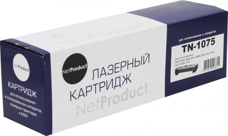 Тонер-картридж NetProduct (N-TN-1075) для Brother HL-1010R/ 1112R/ DCP ...