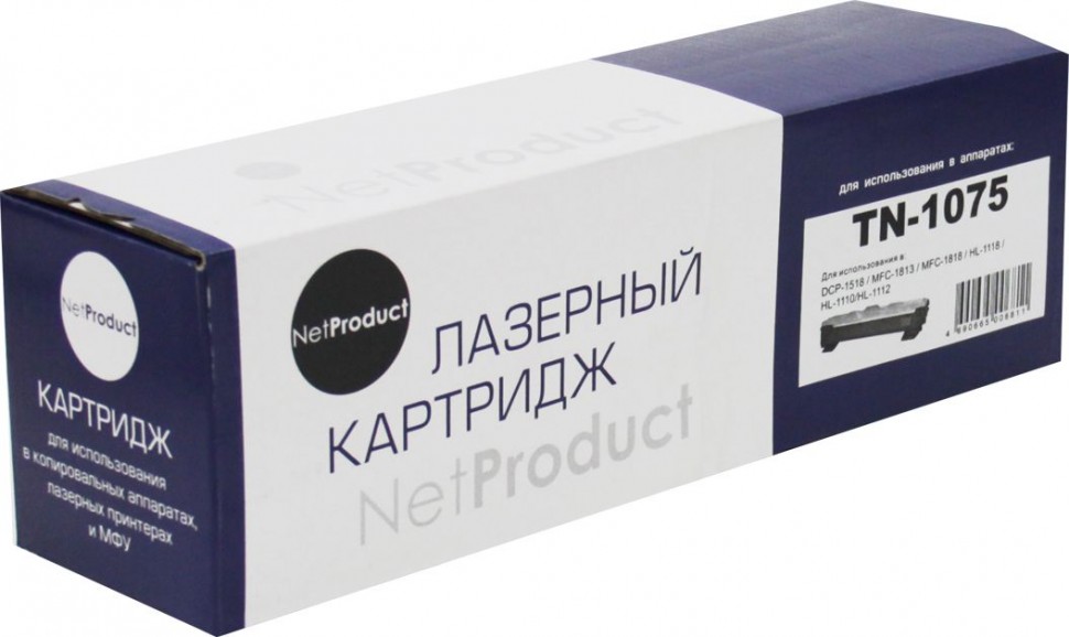 Тонер-картридж NetProduct (N-TN-1075) для Brother HL-1010R/ 1112R/ DCP ...