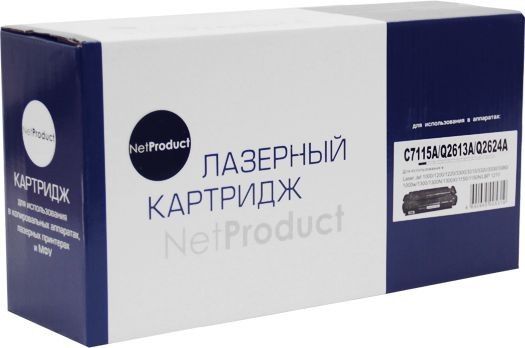 Картридж NetProduct (N-C7115A/Q2613A/Q2624A) для HP LJ 1200/ 1300/ 1150, Универсальный, 2,5K