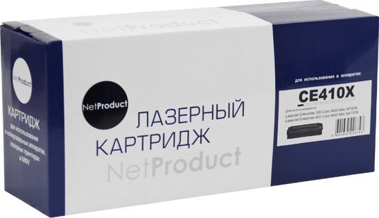 Картридж NetProduct (N-CE410X) для HP CLJ Pro300 Color M351/ M375/ Pro400 Color/ M451, Bk, 4K