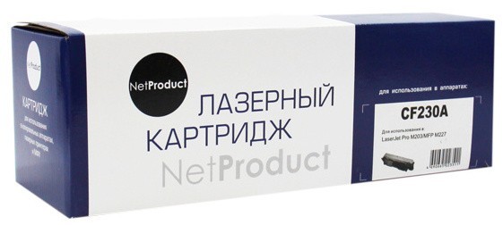 Тонер-картридж NetProduct (N-CF230A/ 051) для HP LJ Pro M203/ MFP M227/ LBP162dw/ MF 264dw/ 267dw, 1,6K